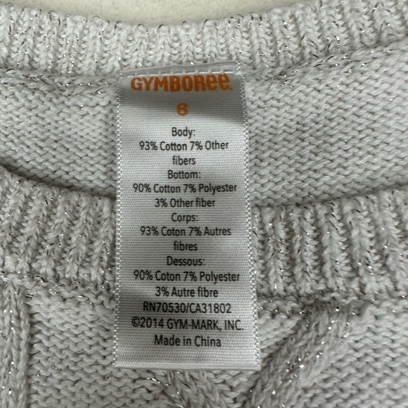 Gymboree sparkling ruffled cable-knit sweater dress - Picture 3 of 5